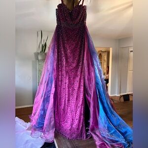 Beaded Sherri Hill gown with train